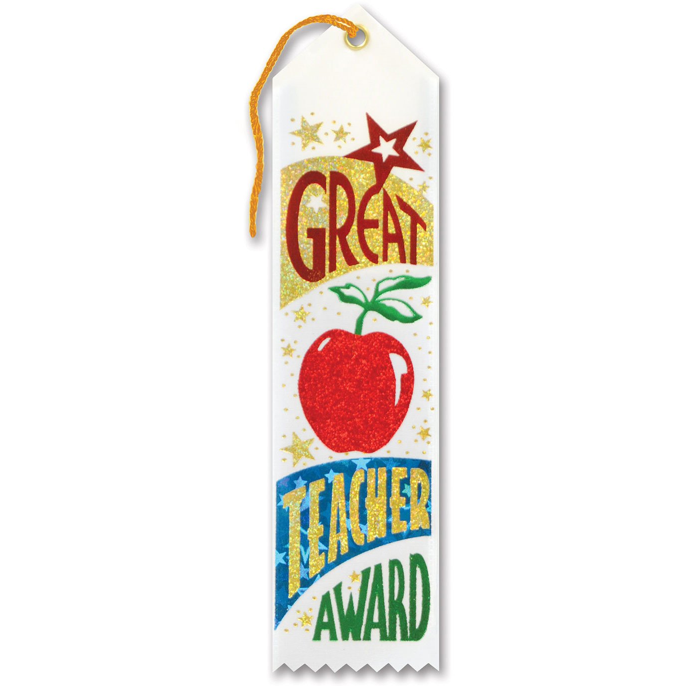 Best Teacher Award Ribbon - Perfect for Classroom & School Events