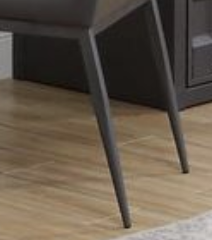 Modern Cargo Gray Synthetic Leather Office Chair with Gunmetal Finish - Ergonomic Desk Chair for Home & Office Workspace