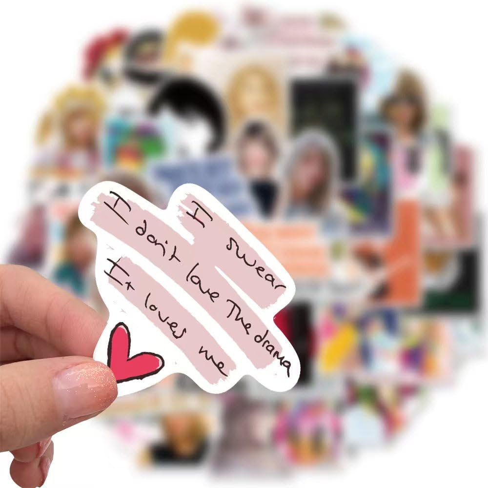 50PCS American Singer Stickers | Renaissance Drama Character Decals for Adults | Waterproof Vinyl Stickers for Water Bottle, Laptop & Phone | Birthday Party Decorations (20240666) | Perfect for DIY Crafts, Scrapbooking & Gift Wrapping