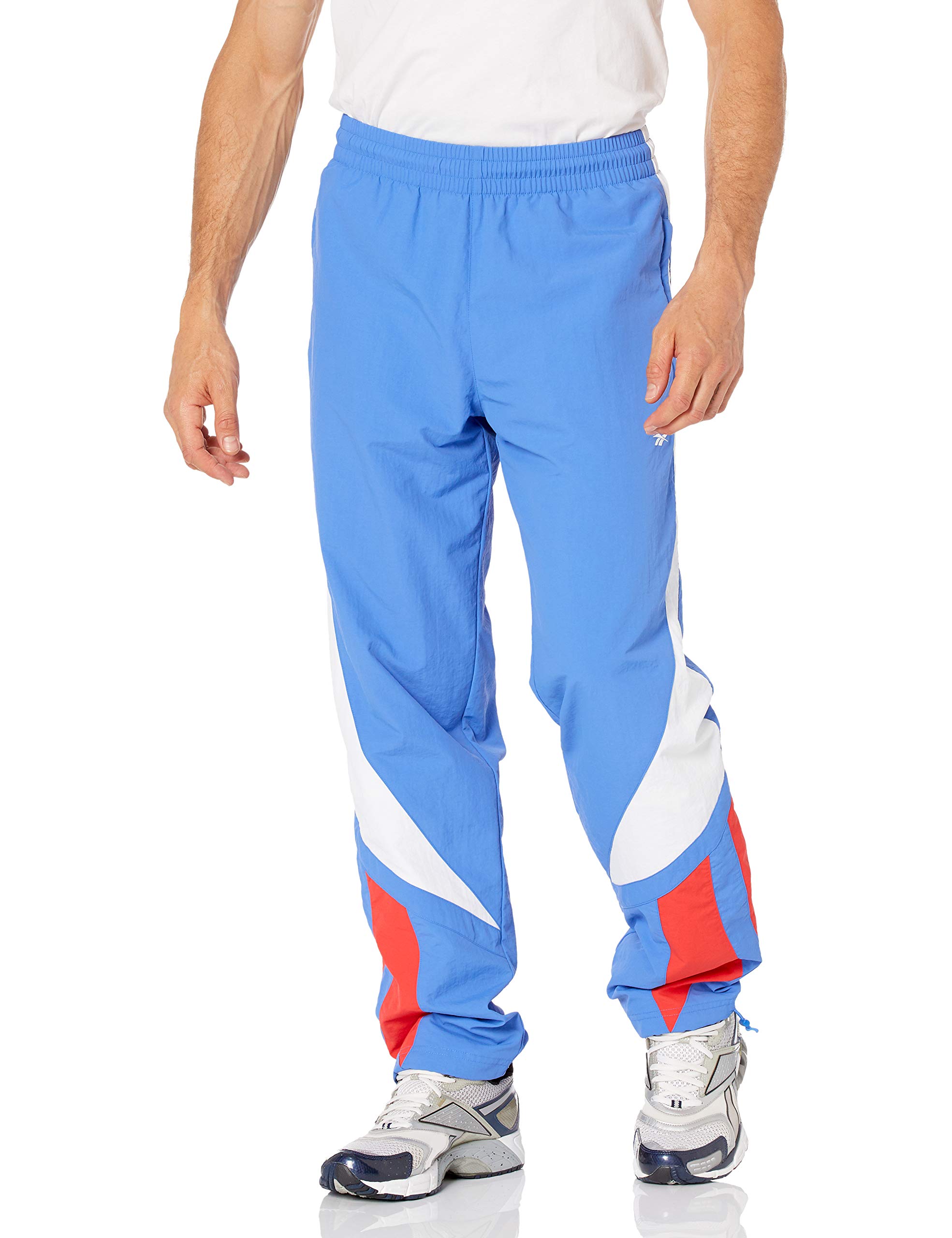 Reebok Men's Classic Sport Twin Vector Track Pants - Comfortable Athletic Joggers for Running, Gym & Casual Wear - Lightweight & Breathable Workout Pants