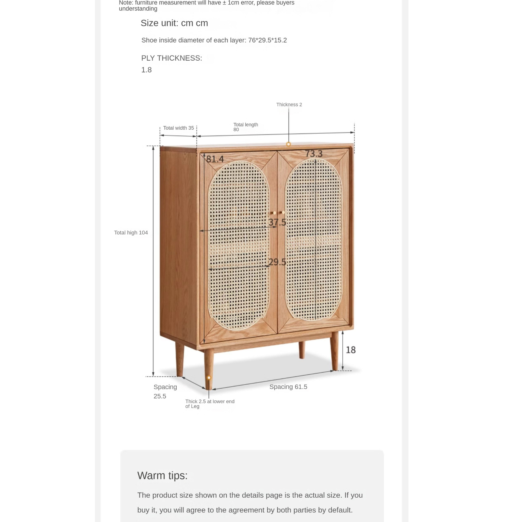 Oak Solid Wood Rattan Shoe Cabinet - Rustic Entryway Storage Organizer for Shoes, Boots & Accessories | Perfect for Hallway, Mudroom & Closet Organization