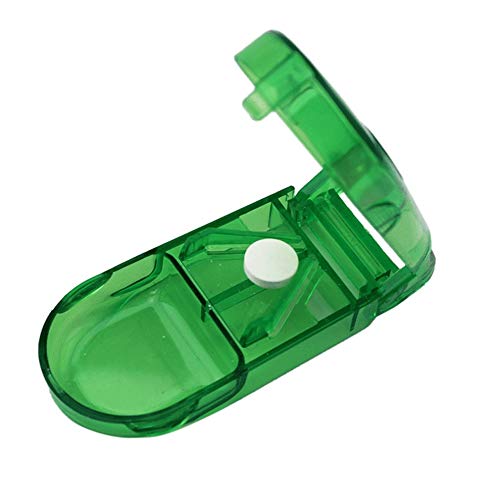 Portable Rectangular Pill Cutter - Precise Medicine Splitter Box for Easy Tablet Division | Perfect for Travel, Home & Daily Medication Management