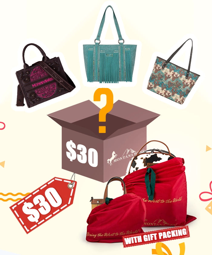 Montana West Mystery Box - Premium Fashion Handbags & Accessories for Women | Perfect for Gifts, Parties & Surprise Unboxing