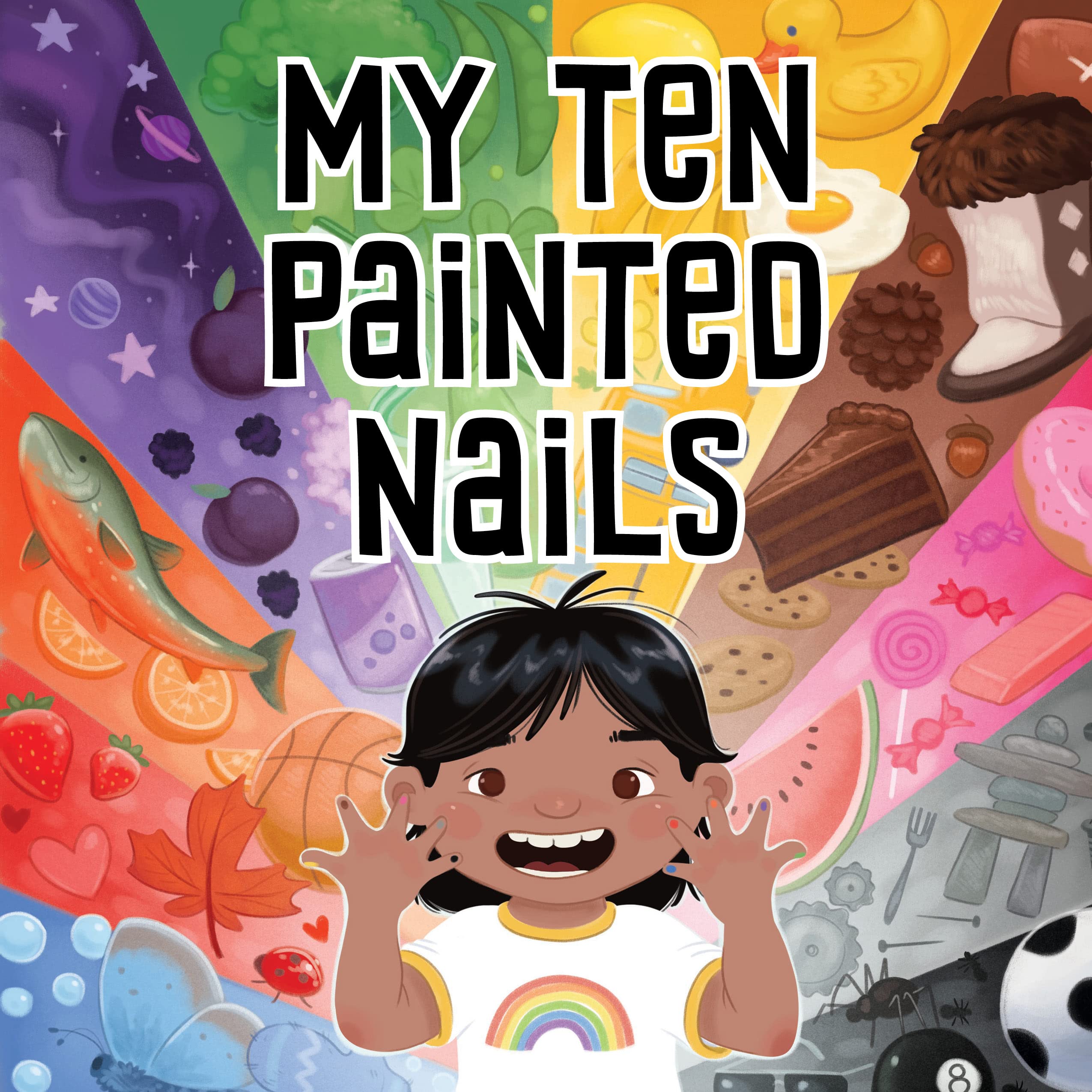 My Ten Painted Nails: Bilingual Inuktitut & English Children's Book (Arvaaq Junior) - Perfect for Early Language Learning & Cultural Exploration