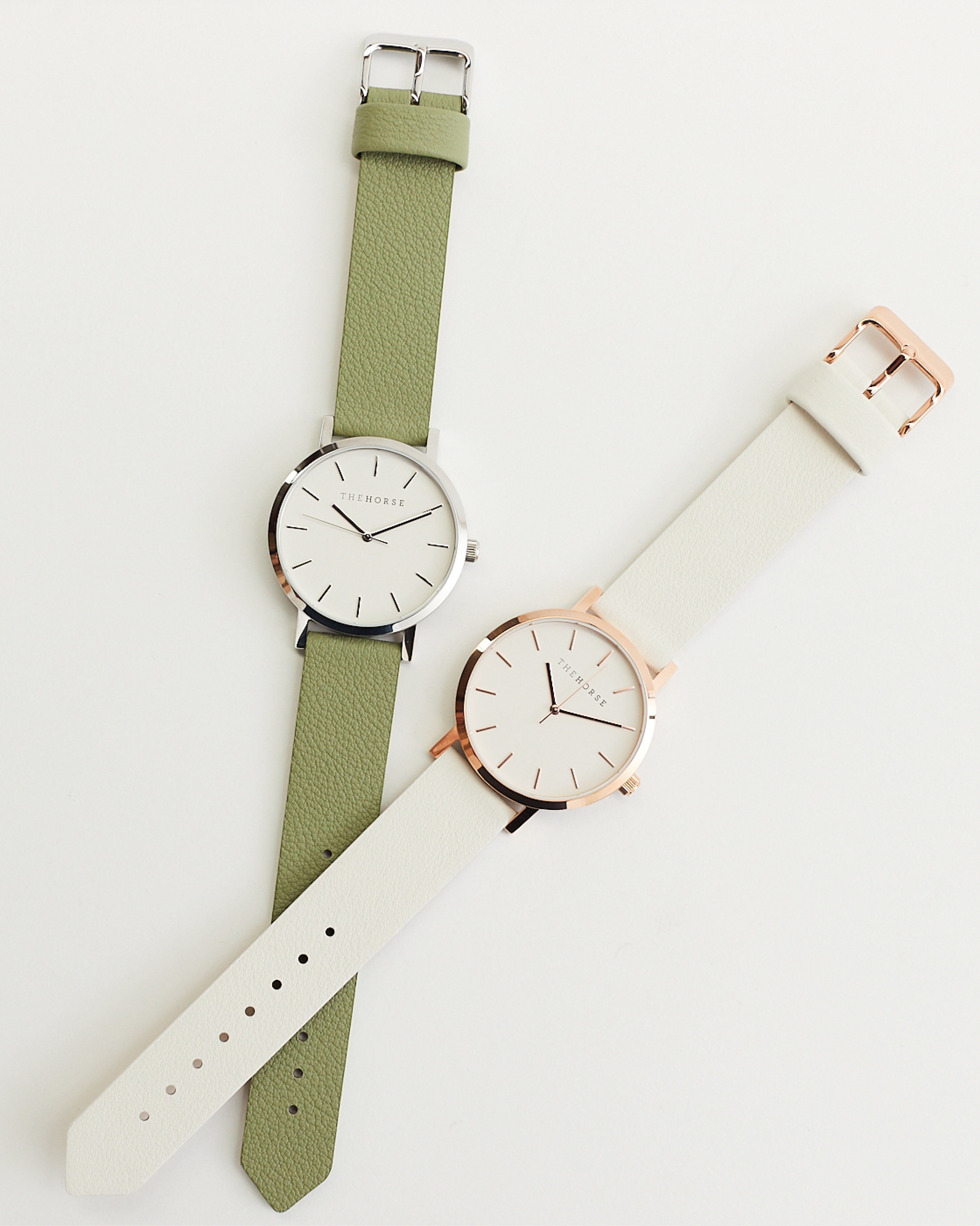 Mini Original Rose Gold Watch with White Dial & Milk Leather Strap - Elegant Women's Fashion Watch for Daily Wear, Office & Special Occasions