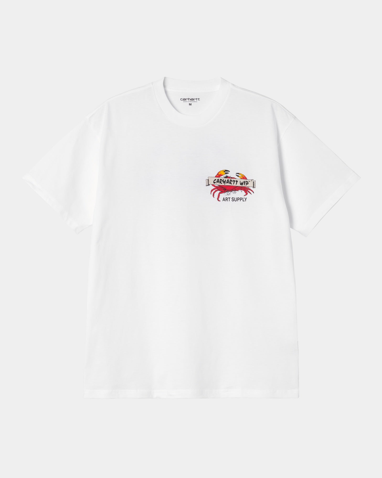 Stylish Crab Paint Graphic T-Shirt for Men & Women | Soft Cotton White Tee | Casual Wear, Beach Outfit, Summer Fashion
