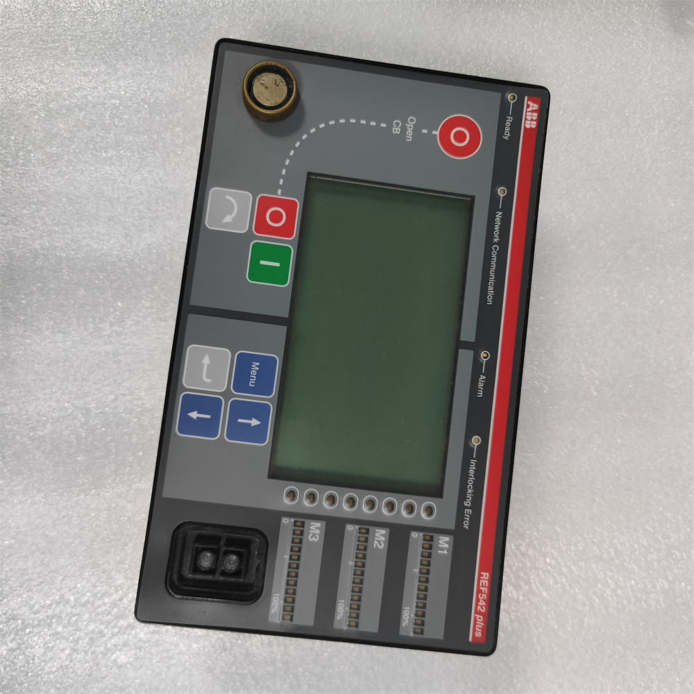 ABB REF542PLUS Base Unit Operator Panel - Reliable Power Distribution Control for Industrial Automation & Smart Grid Applications