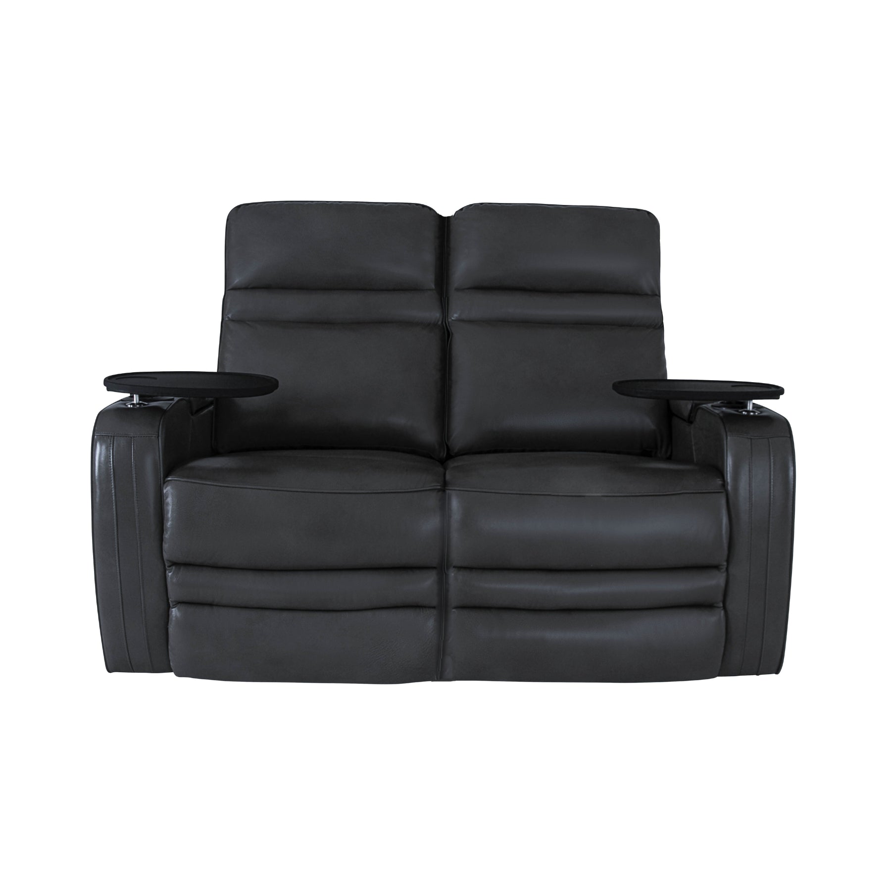 RowOne Cortes Premium Home Theater Seating - Recliner Sofa with Cup Holders & USB Charging for Ultimate Movie Nights & Entertainment Room Comfort