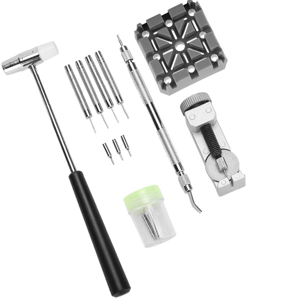 Professional Watch Repair Kit - 25-Piece Watchmaker Tool Set for Watch Band Adjustment, Battery Replacement & Maintenance | Ideal for Watch Enthusiasts, Jewelers & DIY Repairs at Home or Workshop