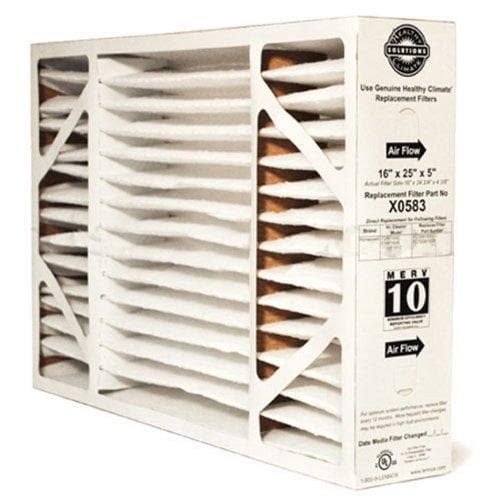 Lennox X0583 MERV 10 Air Filter 16x25x5 - Genuine OEM Replacement for HVAC Systems - Perfect for Home, Office & Commercial Use