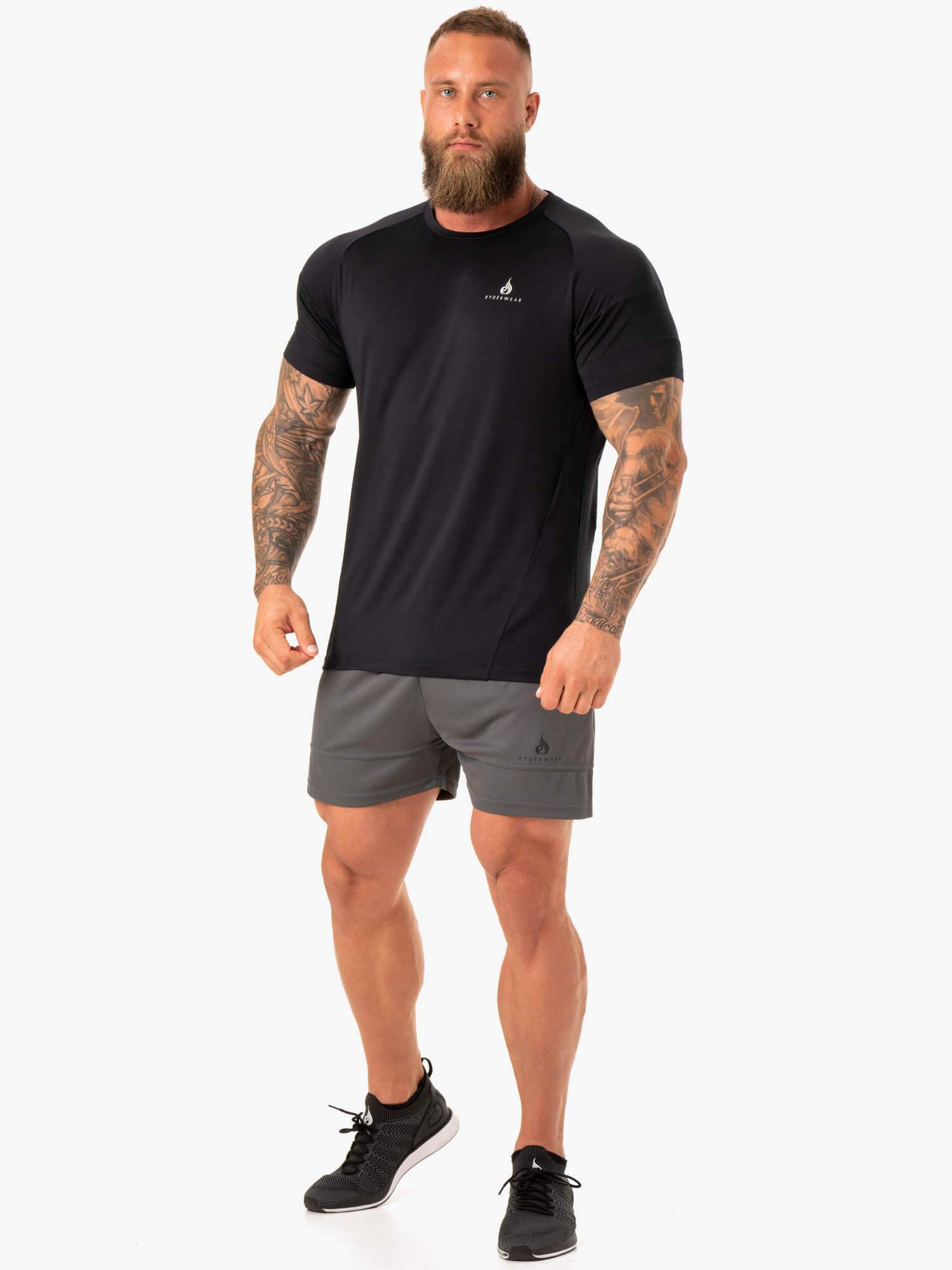 Men's Action Mesh Shorts - Charcoal Gray | Lightweight, Breathable & Quick-Dry for Running, Gym & Outdoor Activities