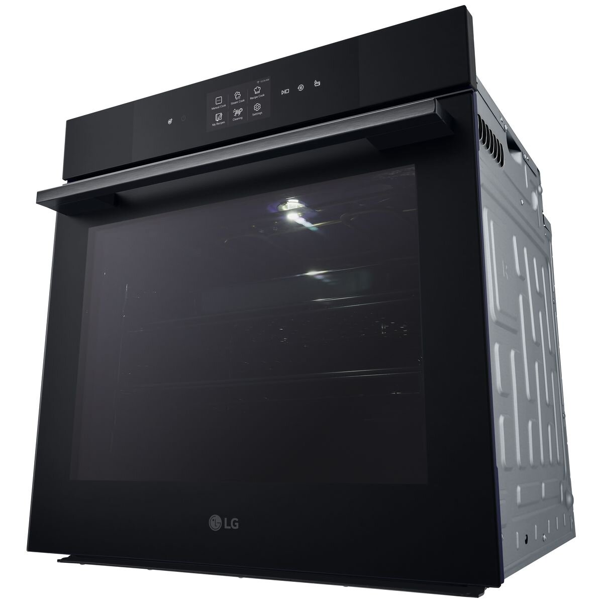 LG 60cm InstaView Series 9 Full Steam Oven with Black Glass - BO609B2BG4 | Smart Countertop Microwave Oven for Modern Kitchens, Baking & Healthy Cooking