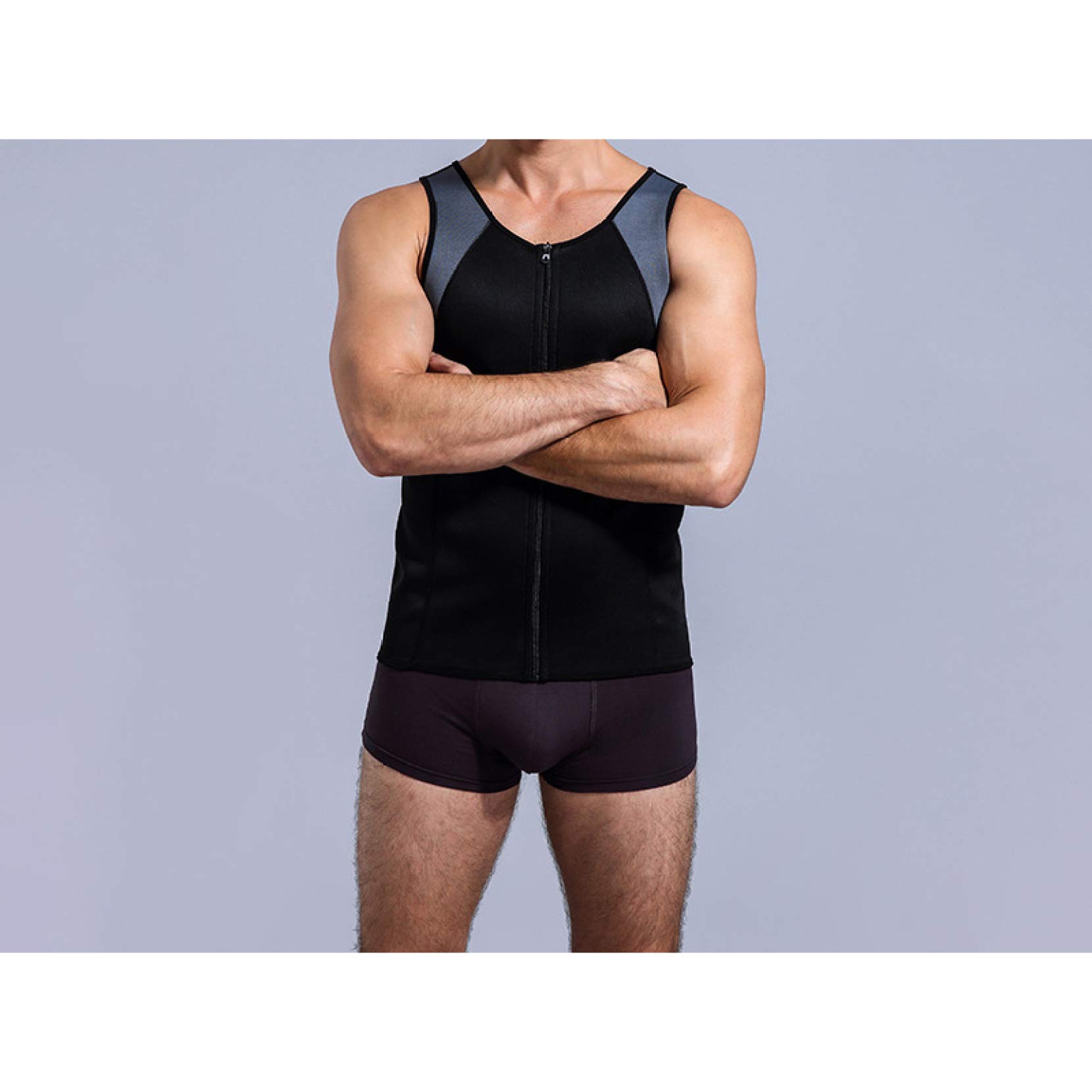 Seamless Men's Waist Trainer Shapewear - Tummy Fat Burner & Body Shaper for Liposuction Recovery - Slimming Underwear for Workout, Postpartum & Everyday Use