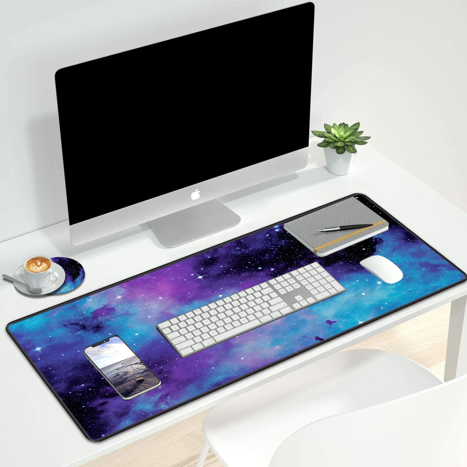 Premium XXL Gaming Mouse Pad with Coasters Set - 31.5