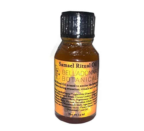 Samael Ritual Oil - Premium Spiritual Anointing Oil for Meditation, Prayer & Ceremonies - Enhance Your Sacred Rituals & Spiritual Practice