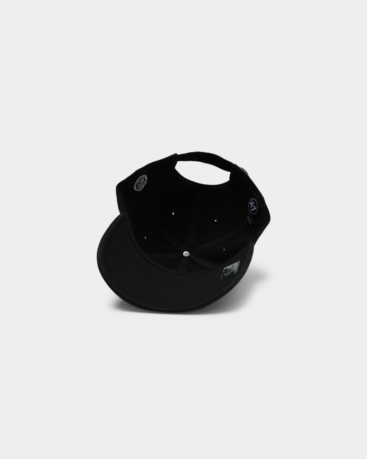 47 Brand Vancouver Canucks Black/Gold Adjustable Strapback Hat - Official NHL Snapback Cap for Men & Women - Perfect for Game Day, Streetwear & Casual Outfits
