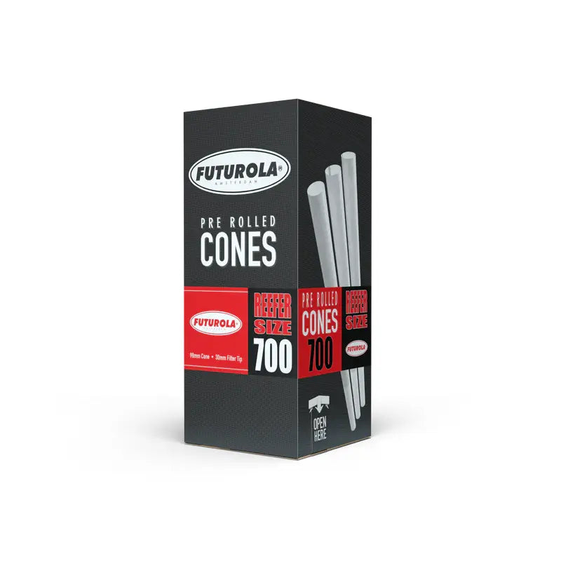 Futurola Reefer Size 98/30 Pre Rolled Cones - 100% Natural Hemp Rolling Papers for Perfect Joints | Ideal for Smoking Herbs & Tobacco at Home or Outdoors