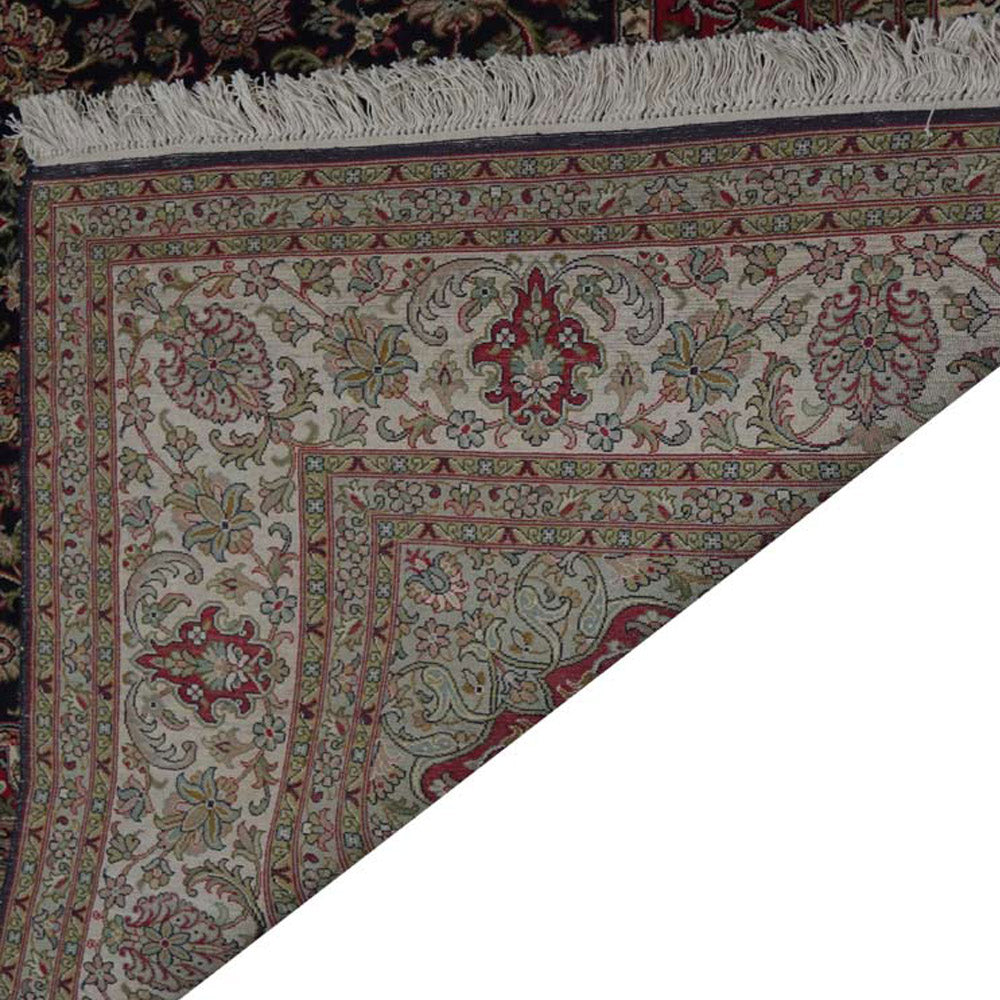 Premium Hand-Knotted Persian Rug - Authentic SaffronEcho Design - Luxury Wool Carpet for Living Room, Bedroom & Office Decor