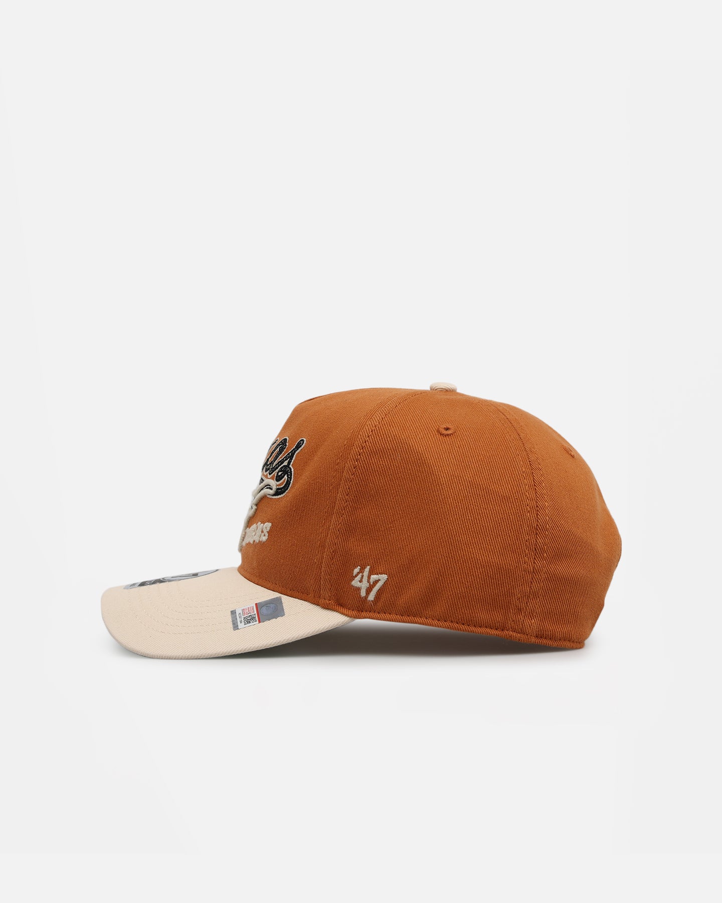 47 Brand Texas Longhorns NCAA Trophy Case Premium Hitch Snapback Cap - Burnt Orange Adjustable Hat for College Football Fans & Sports Enthusiasts - Perfect for Game Day, Tailgating and Fan Collections