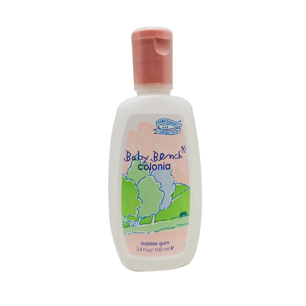 Bench Baby Cologne for Boys & Girls - Bubble Gum Scent 100ml (3.4oz) Small Size Perfume by Bench | Fresh & Sweet Fragrance for Daily Use, School, Parties & Special Occasions