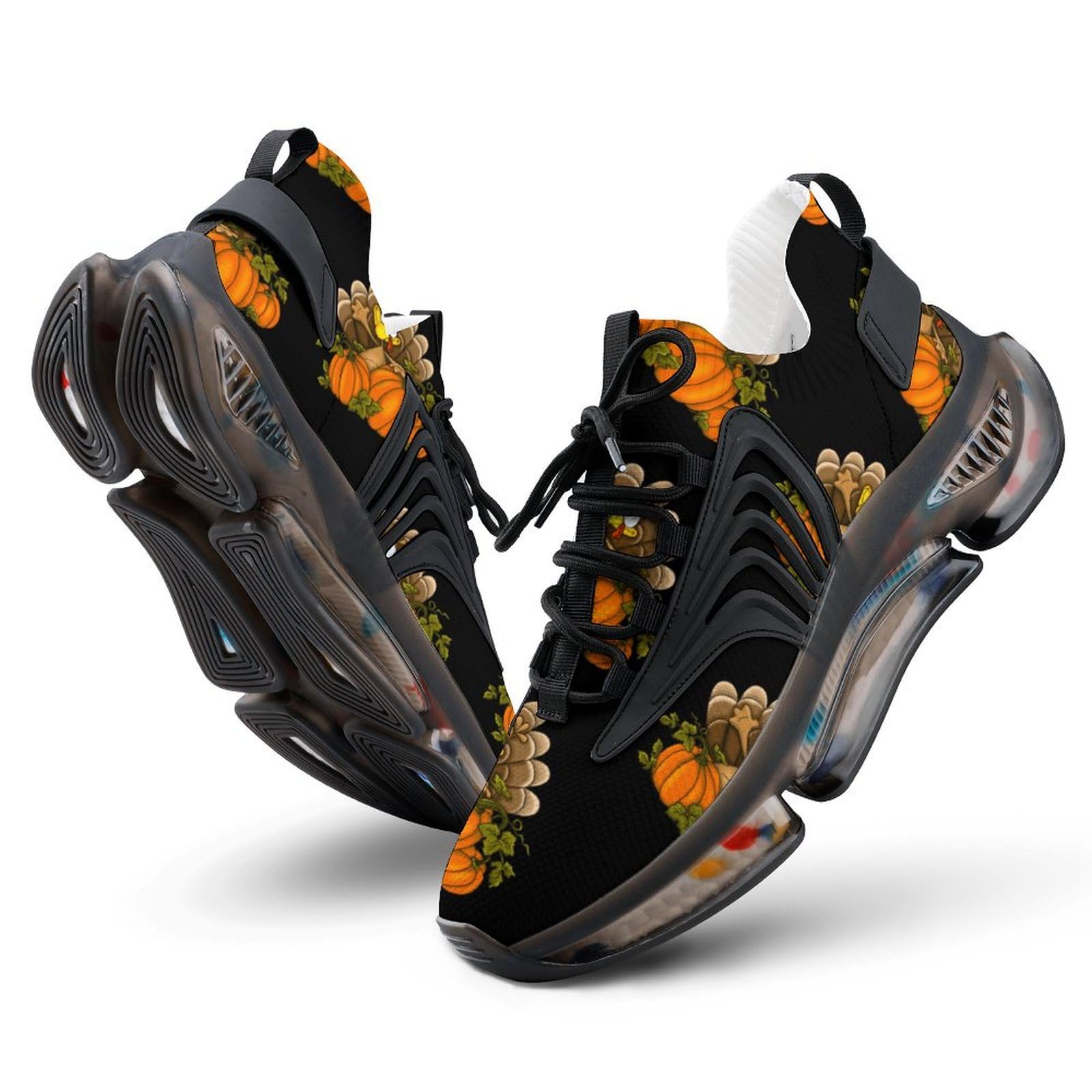 Lightweight Men's Running Shoes - Turkey & Pumpkin Color - Breathable Athletic Sneakers for Gym, Hiking & Outdoor Sports | Perfect for Jogging, Workouts & Casual Wear