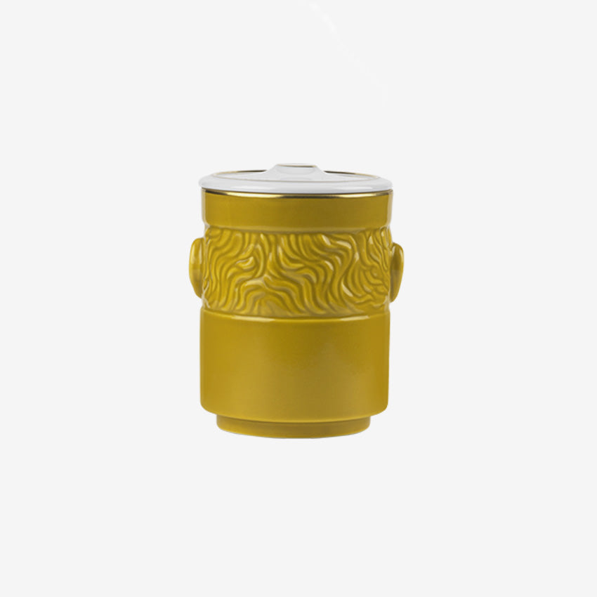 Ginori 1735 LCDC Companion Scented Candle - Saffron Fragrance | Luxury Home Decor & Relaxing Aromatherapy for Living Room, Bedroom & Spa