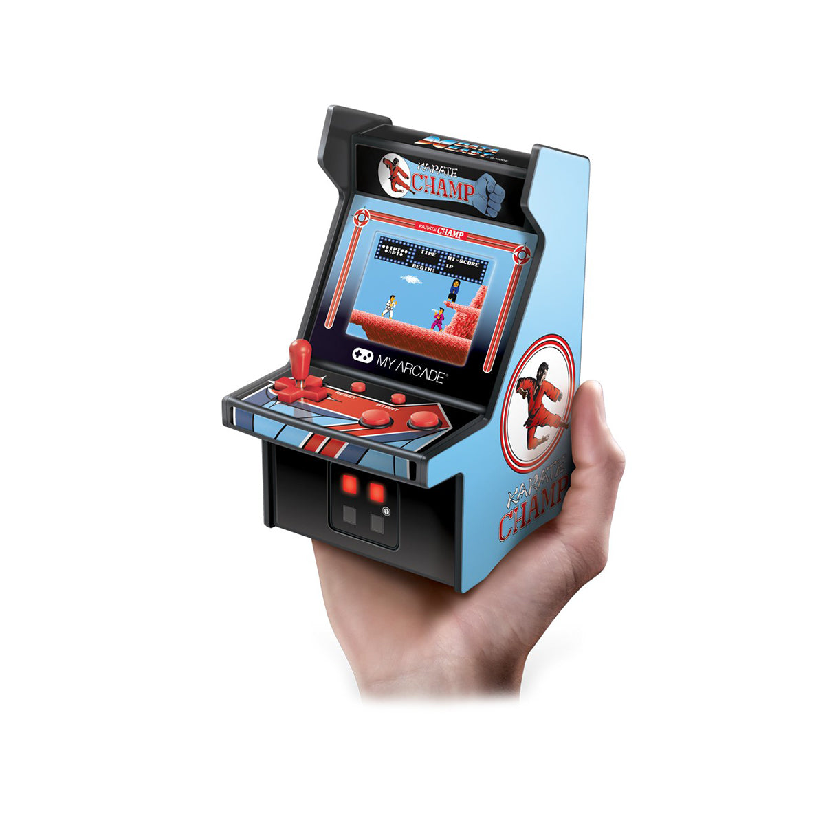 My Arcade DGUNL 3204 Karate Champ Micro Player - Portable Retro Arcade Game Console for Kids & Adults | Perfect for Home, Office & Travel Gaming Entertainment