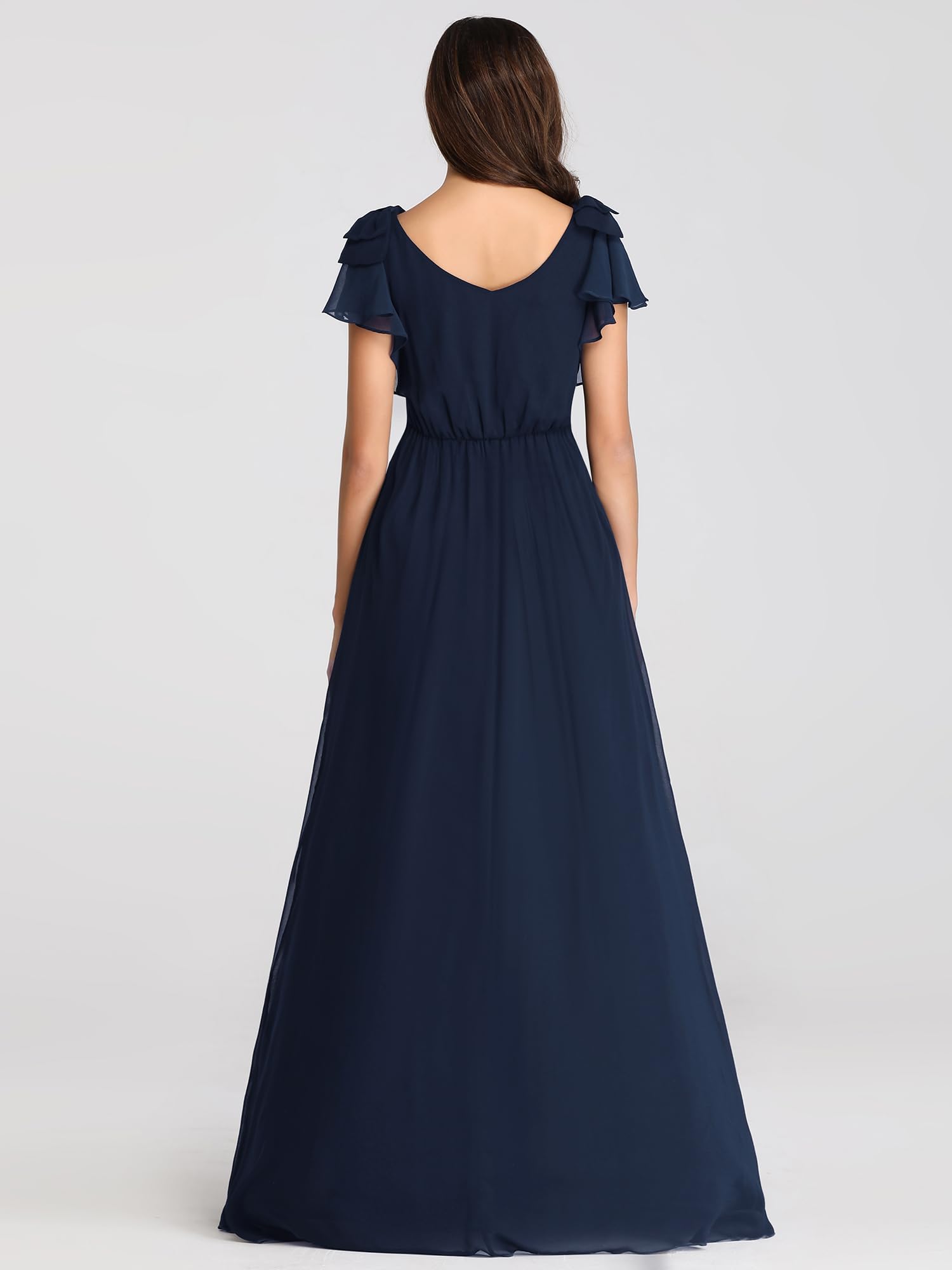 Ever-Pretty Women's A-Line Wedding Bridesmaid Dress 7709 - Elegant Long Formal Gown for Weddings, Prom & Special Occasions
