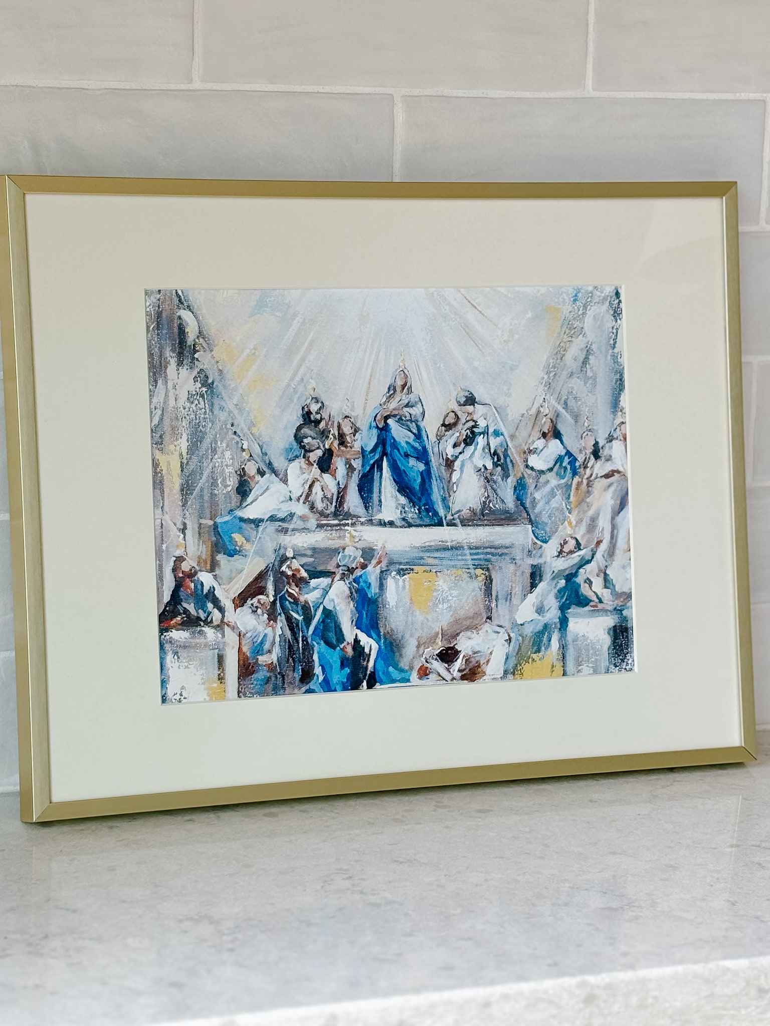 Pentecost Print - Religious Wall Art Decor for Home, Church & Office - Inspirational Christian Gifts & Faith-Based Decorations