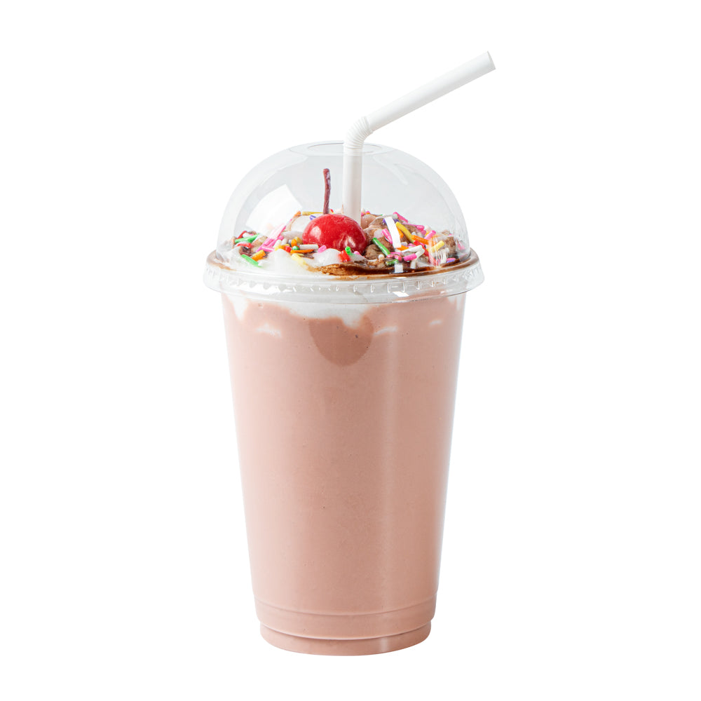Eco-Friendly Compostable PLA/PBAT Plastic Straws - White, Flexible, Individually Wrapped (8 1/4