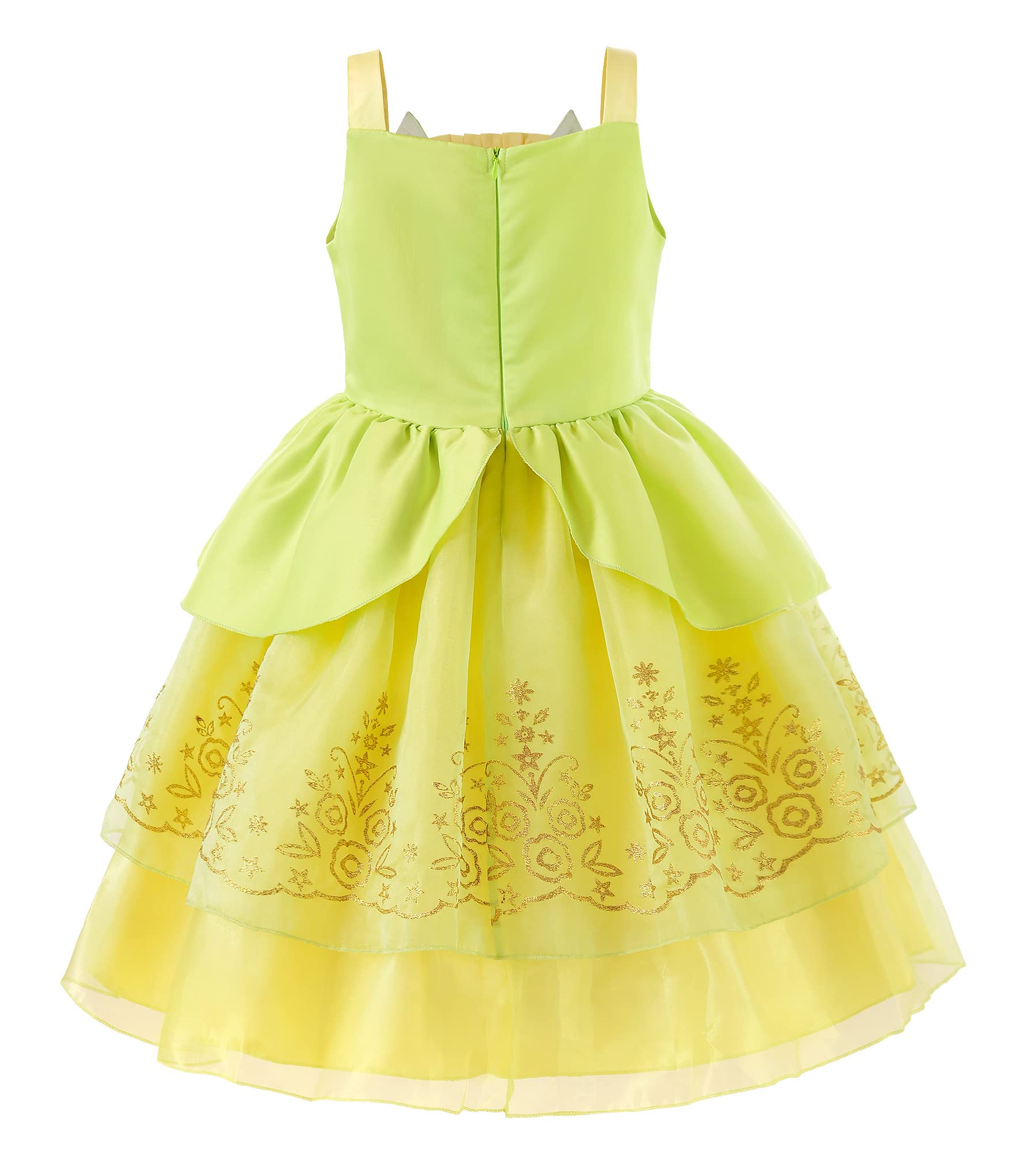 ReliBeauty Little Girls Princess Dress Up Costume - Sleeveless Tutu Gown with Tiara & Wand Accessories | Perfect for Birthday Parties, Halloween & Dress Up Play