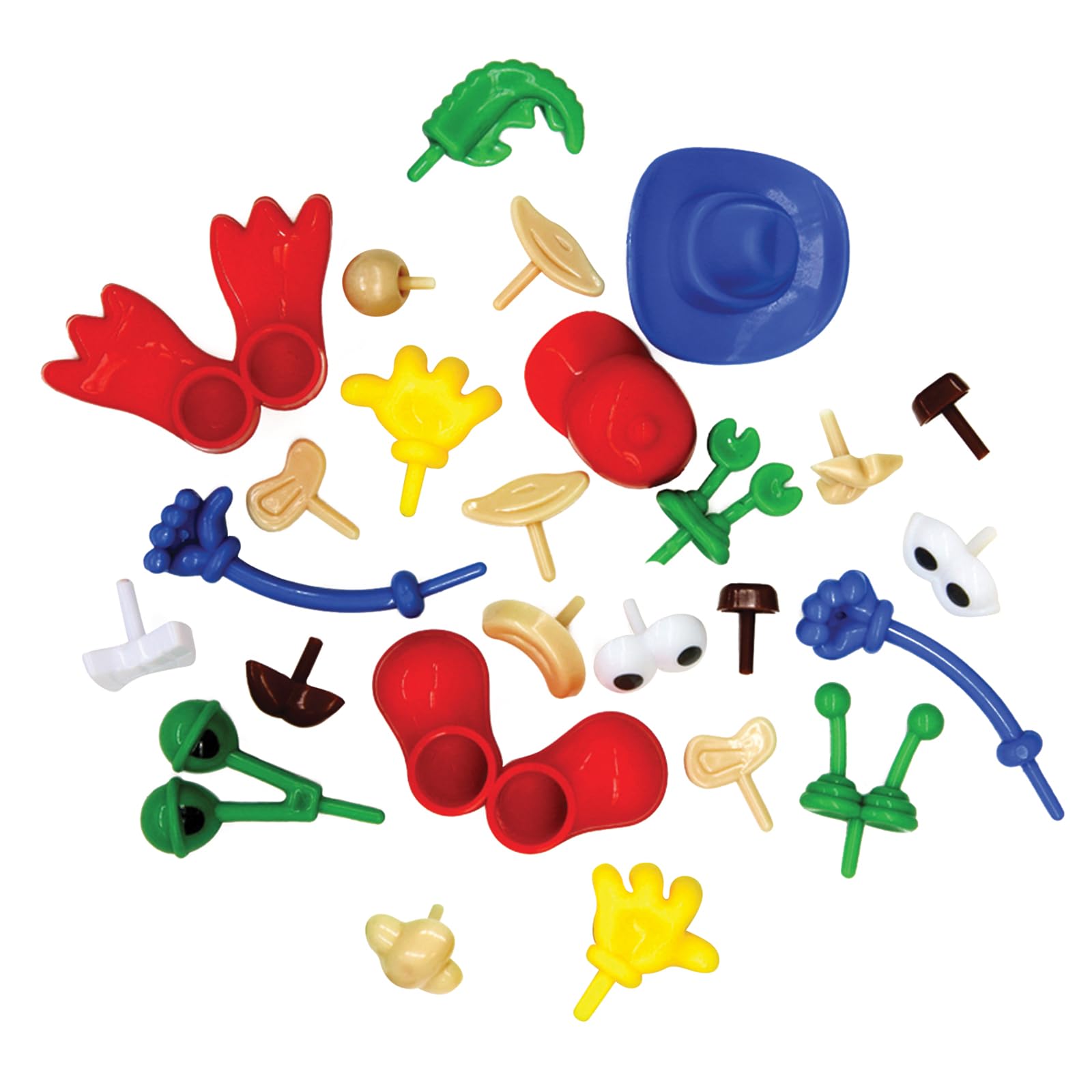 Creativity Street Modeling Dough and Clay Body Parts Kit - Assorted Colors for Kids Art Projects, DIY Crafts & Educational Play | Perfect for Classroom Activities, Sensory Play & Creative Learning