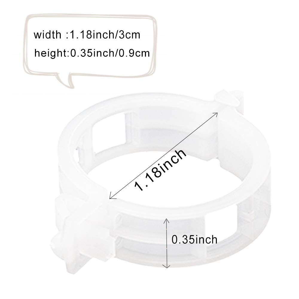 300 PCS White Plant Support Garden Clips - Durable Tomato Vine & Flower Clips for Healthy Growth | Perfect for Orchids, Tomatoes & Vine Plants | Indoor & Outdoor Gardening Essential