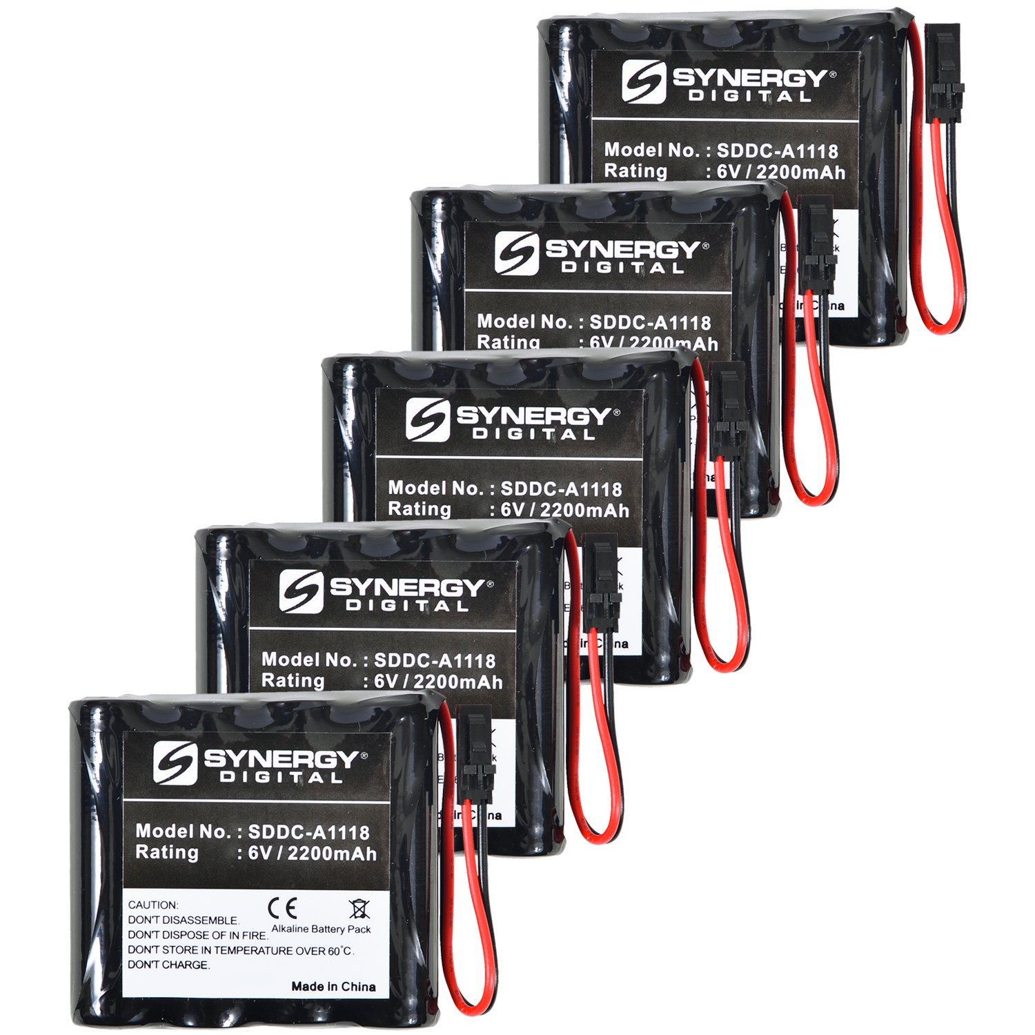 Room Safe Door Lock Battery Combo Pack - Includes 5 x SDDC-A1118 Batteries for Home Security & Hotel Use | Secure Valuables in Bedroom, Office or Travel