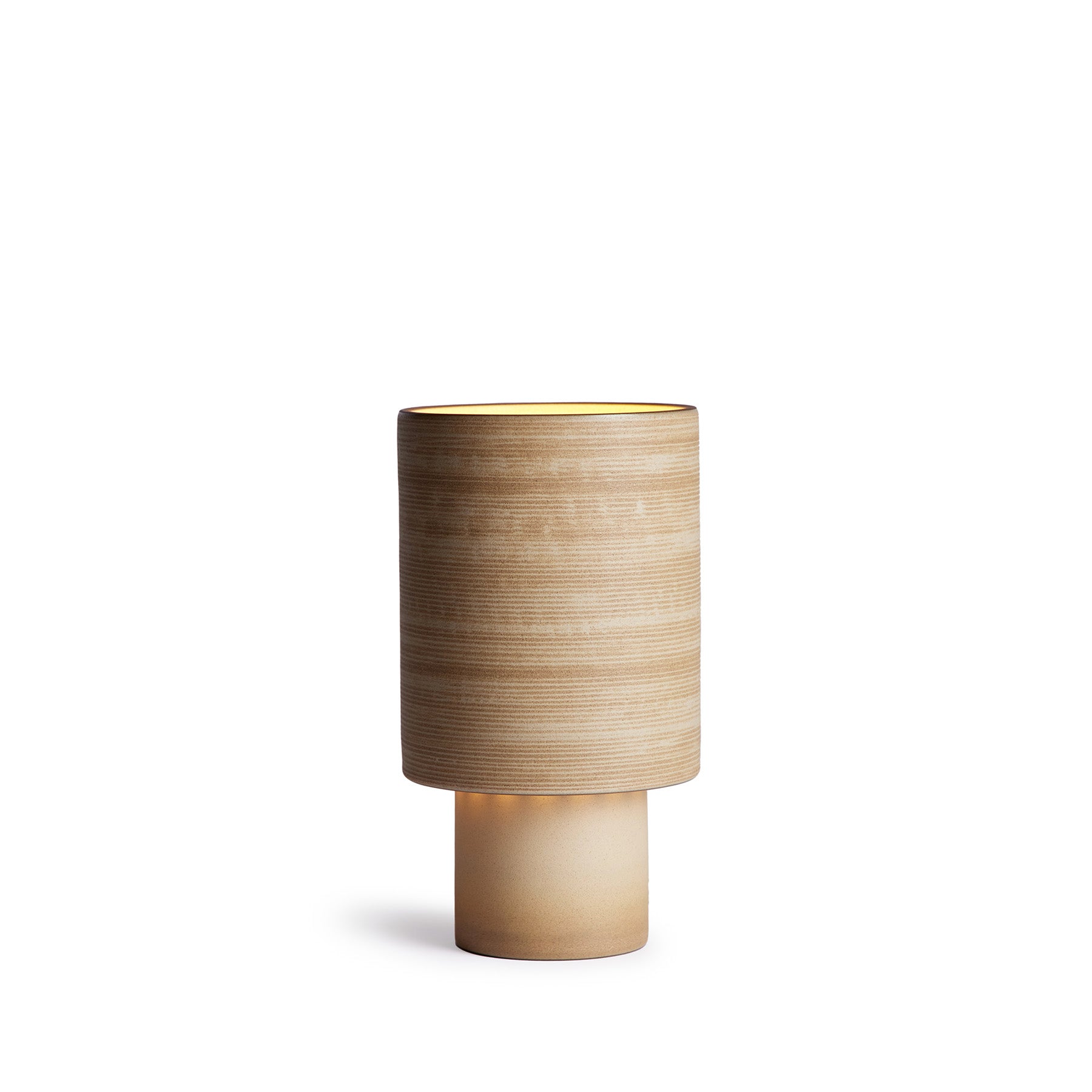 Hickory and Barley Stackable Small Table Lamp - Modern Nightstand or Desk Lighting for Bedroom, Office, Living Room
