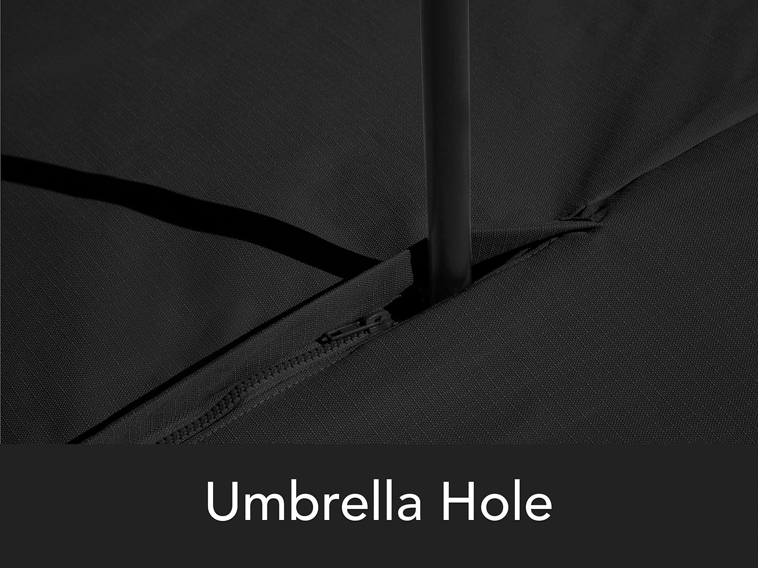 Heavy-Duty Round Patio Table Cover with Umbrella Hole - 106