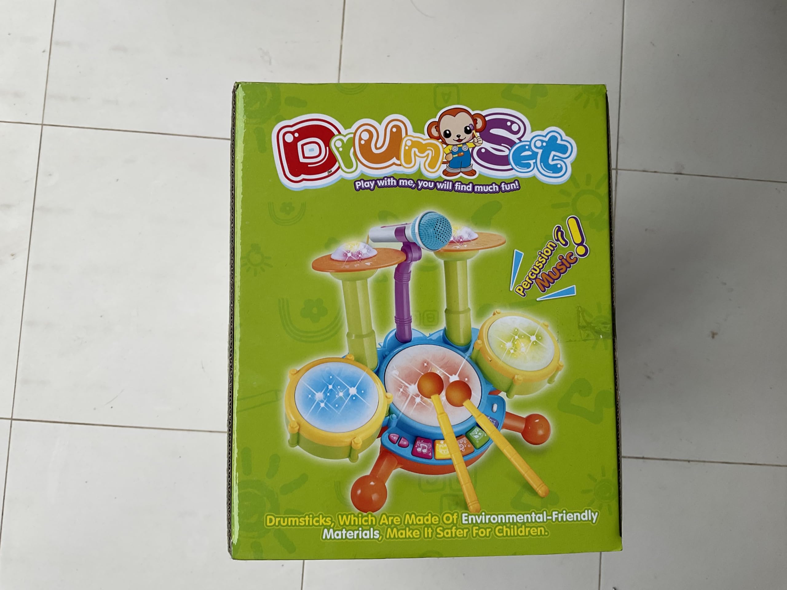 Best Toddler Drum Set with Microphone for Kids Ages 1-5 Years - Musical Toy for Boys & Girls (1-3 Years) - Perfect Birthday & Christmas Gift for Babies 6-18 Months - Fun Early Learning & Pretend Play Instrument