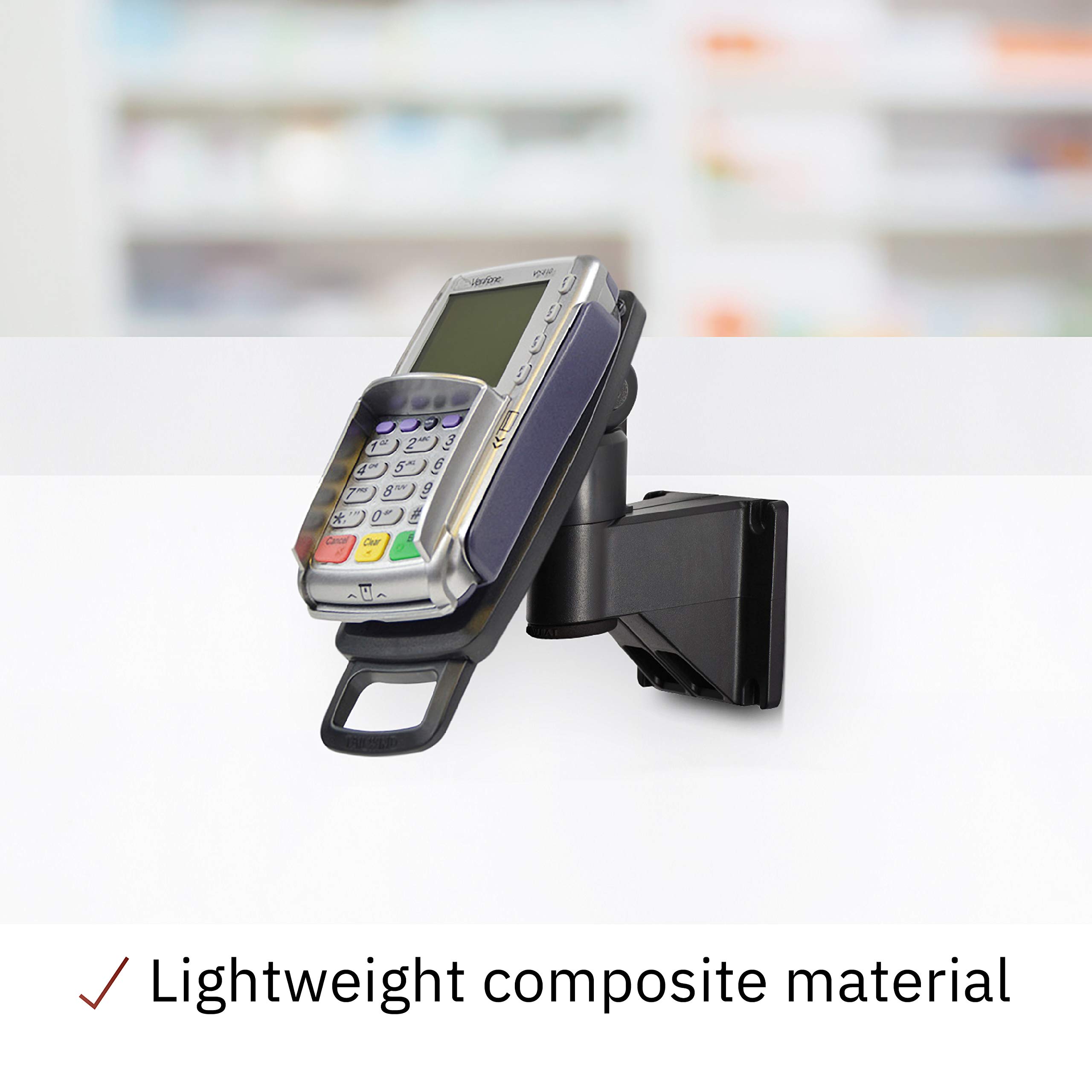 ENS Tailwind Verifone Vx810 7-Inch Latch & Lock Wall Mount Terminal Stand - Secure Payment Solution for Retail Stores & Restaurants