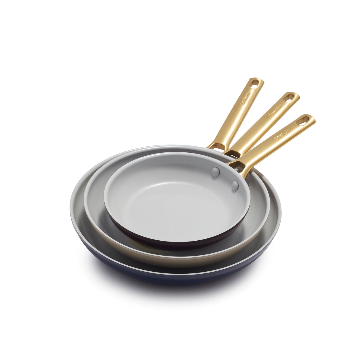 Premium Ceramic Nonstick Frypan Set - 8