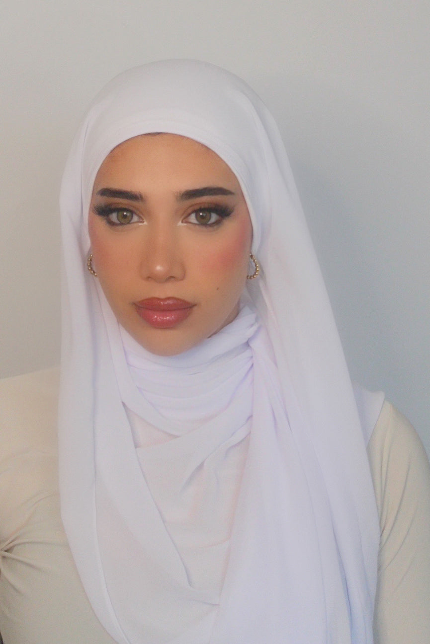 Instant Chiffon Asma Scarf - Lightweight & Elegant Shawl for Women - Perfect for Parties, Weddings, and Everyday Fashion