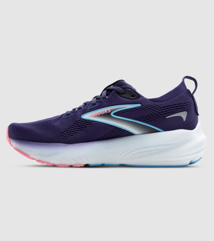 Brooks Glycerin 22 Women's Running Shoes - D Width - Blue Ribbon/Peacoat/Dianthus | Premium Cushioning for Long Distance Running & Marathon Training