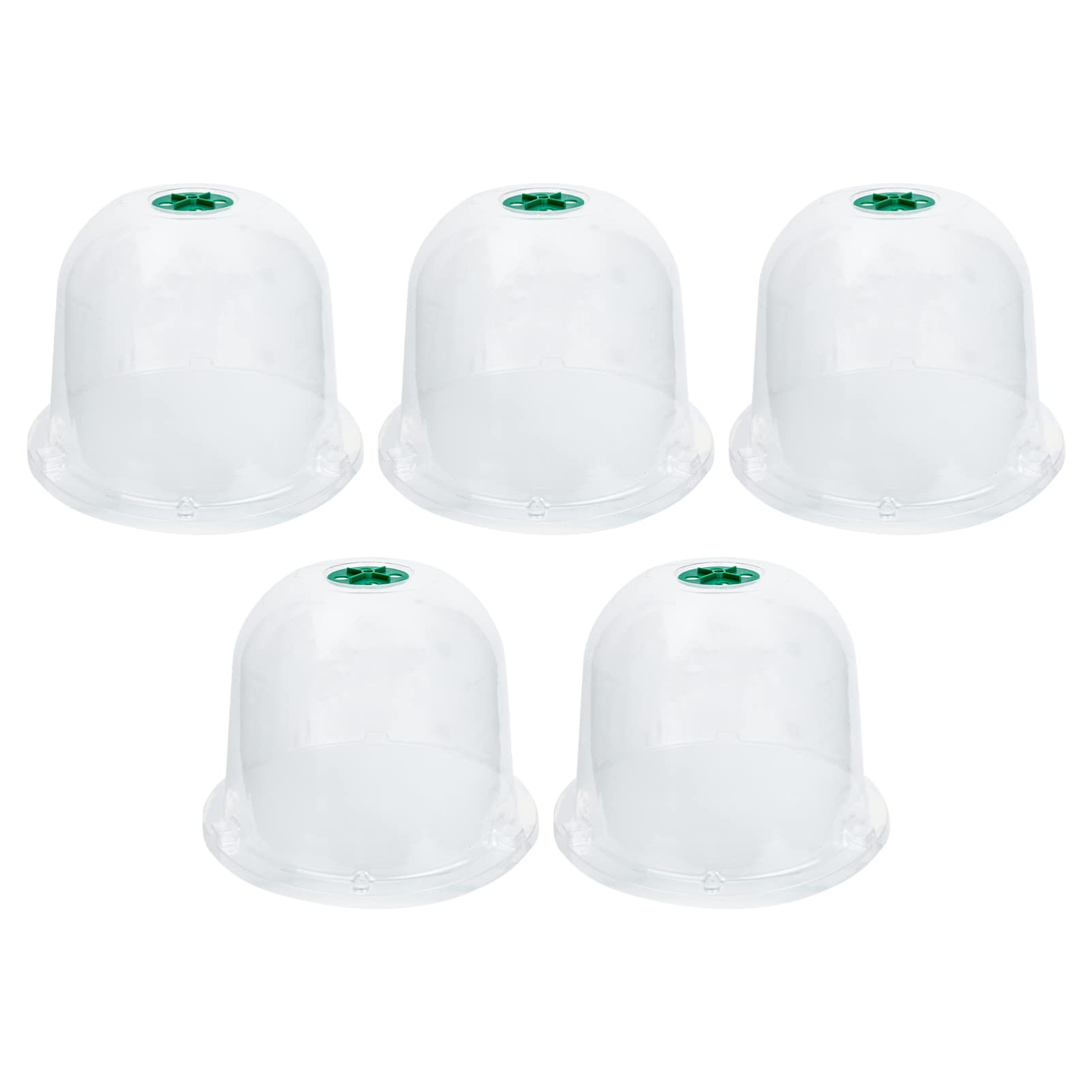 Yardwe 5-Pack Plant Covers - Winter Frost Protection Cloches for Outdoor Plants | Reusable Greenhouse Covers & Humidity Domes | Perfect for Vegetables, Flowers & Nursery Pots | Great for Garden, Patio & Backyard Plant Protection
