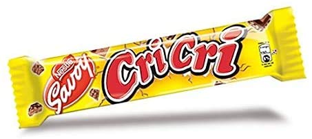 Premium Venezuelan Chocolate Cri Cri Savoy - Delicious Milk Chocolate with Crispy Toasted Rice (12 Bars, 27g Each) - Perfect for Gifts, Snacking & Dessert Toppings
