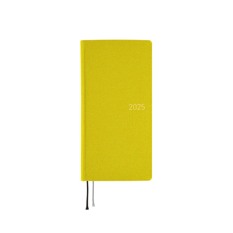 Hobonichi Weeks MEGA 2025 Planner - Pistachio Green Hardcover Weekly Notebook with Horizontal Layout (English Edition) | January Start, Monday Start | Perfect for Bullet Journaling, Work Planning & Personal Organization