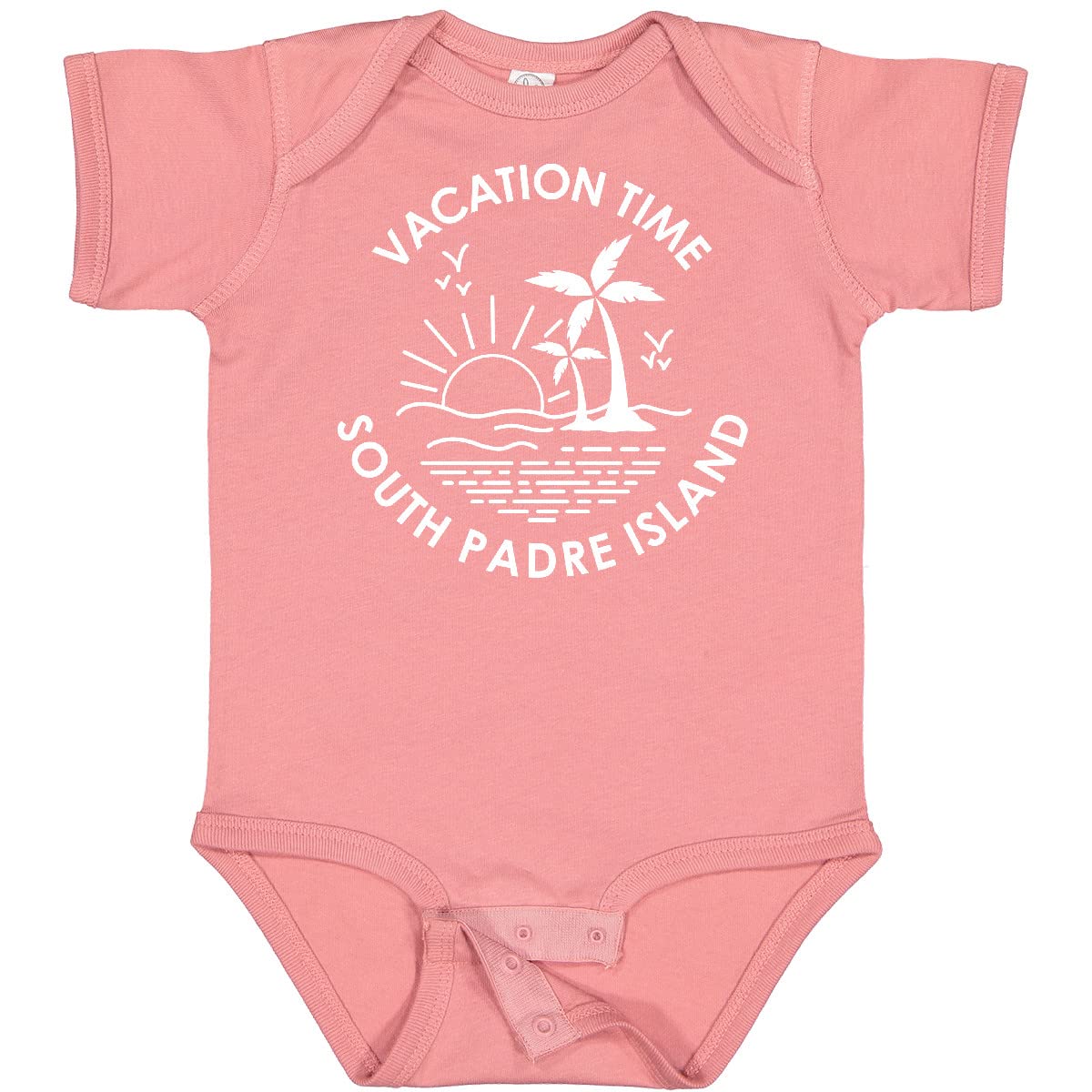 Inktastic Vacation Time in South Padre Island Baby Bodysuit - Cute Infant Onesie for Beach Trips & Family Vacations - Perfect Gift for Newborns & Baby Showers