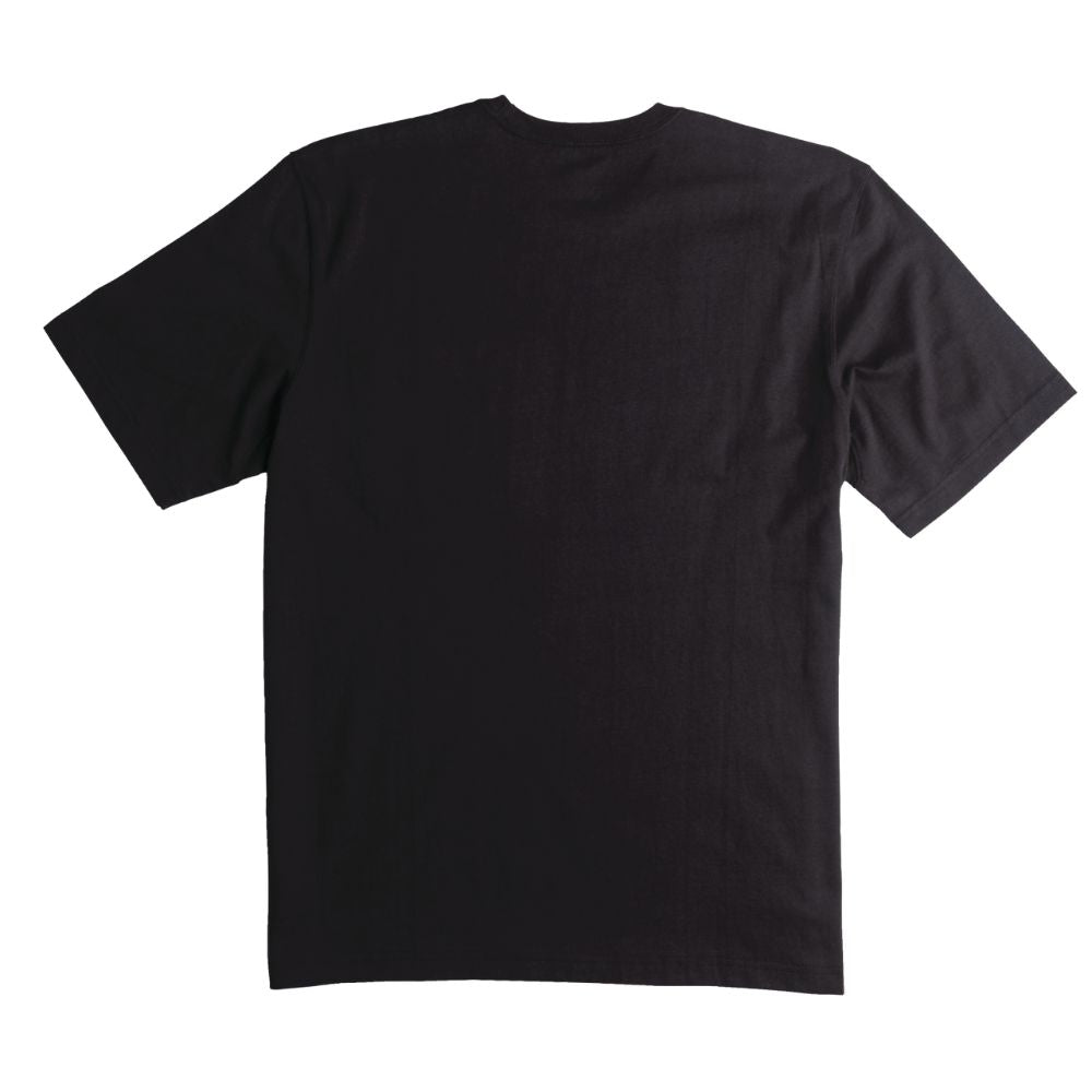 Walls Men's Grit Heavyweight Short Sleeve Work Shirt - Durable Cotton Workwear for Construction & Outdoor Jobs - Black