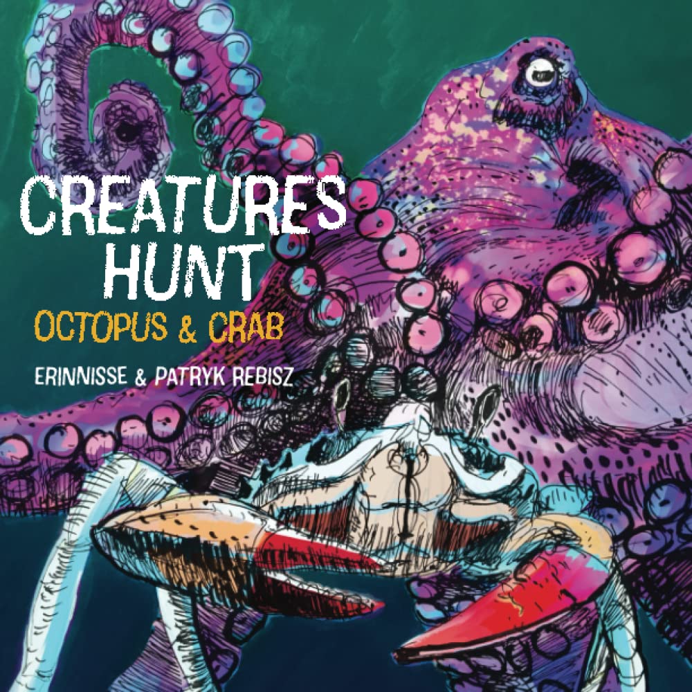 Creatures Hunt: Octopus and Crab - Interactive Marine Life Book for Kids | Perfect for Ocean-Themed Learning & Bedtime Stories