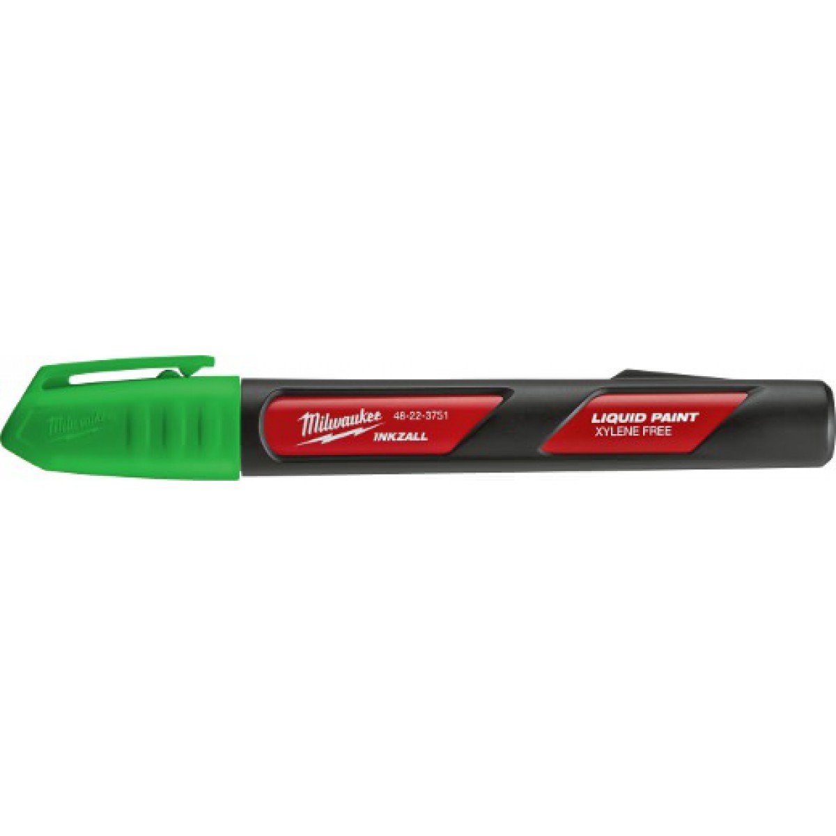 Milwaukee Permanent Paint Marker - Green (48-22-3751) for Industrial Marking, Construction Labeling & DIY Projects