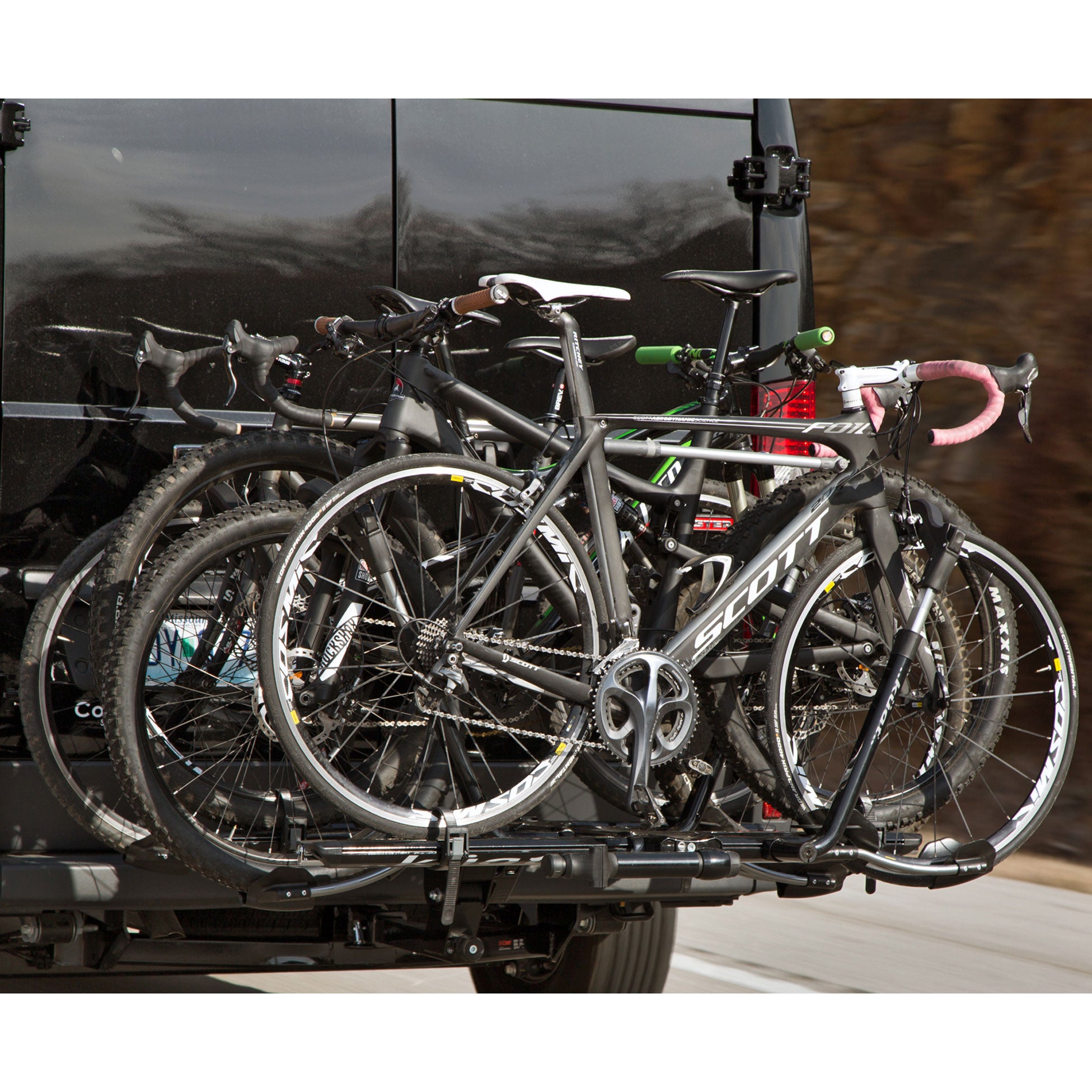 Kuat NV 2.0 Bike Rack with Add On Hitch Mount - Heavy Duty Bicycle Carrier for Cars, SUVs & Trucks | Perfect for Road Trips, Mountain Biking & Outdoor Adventures