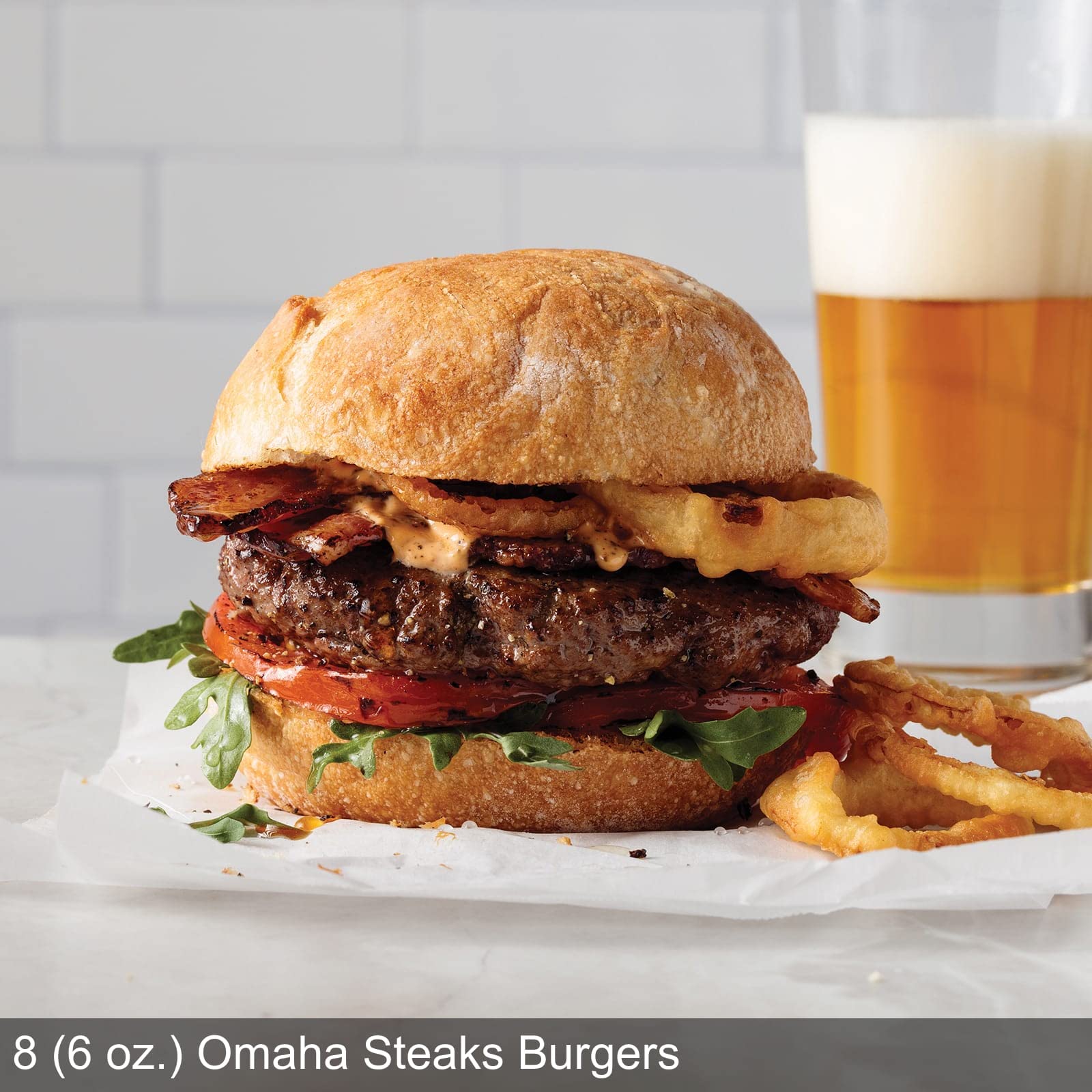 Omaha Steaks Premium Grilling Favorites Bundle - Ribeye Steaks, Boneless Chicken Breasts, Pork Chops, Burgers & Sides | Perfect for BBQs, Family Dinners & Outdoor Cooking